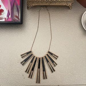 Black and gold necklace